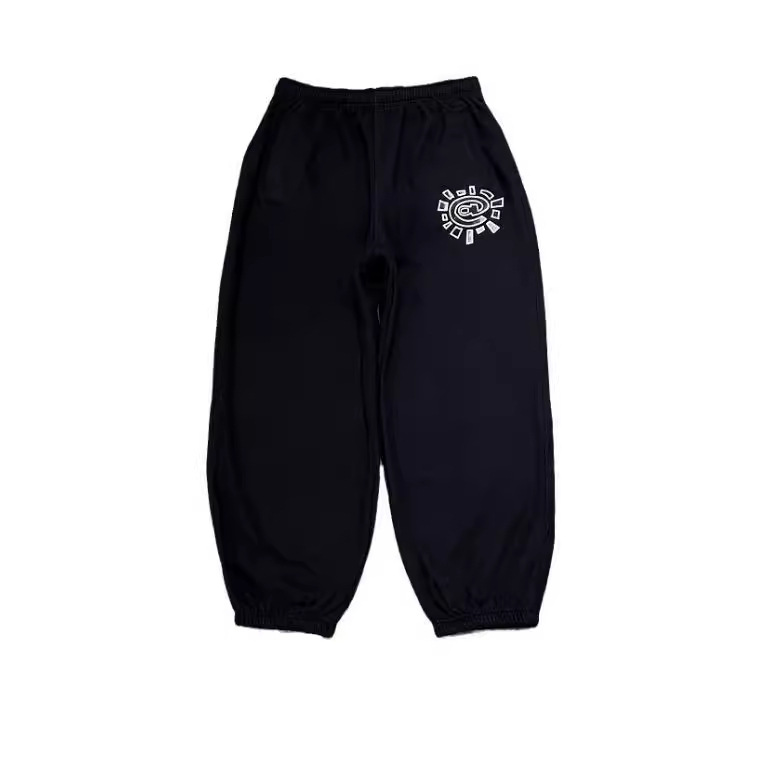 Retro hip-hop sun curl print tracksuit 7